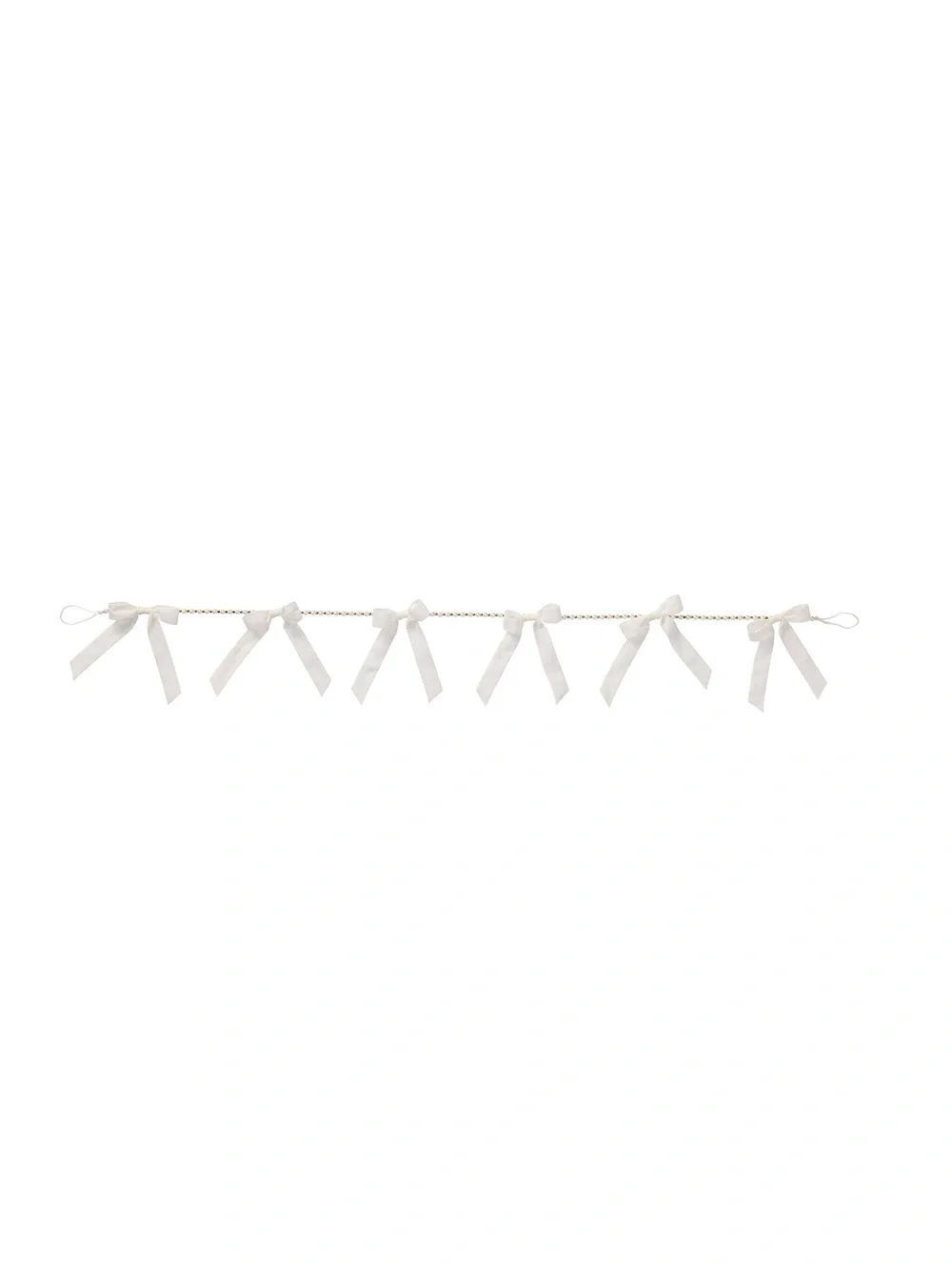 NWT LoveShackFancy Pearl with Bows Garland